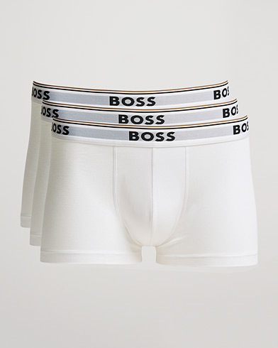 Herren | Trunks | BOSS BLACK | 3-Pack Trunk Boxer Shorts White