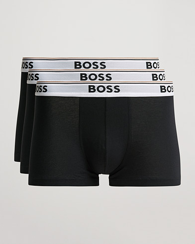 Herren | Trunks | BOSS BLACK | 3-Pack Trunk Boxer Shorts Black/White