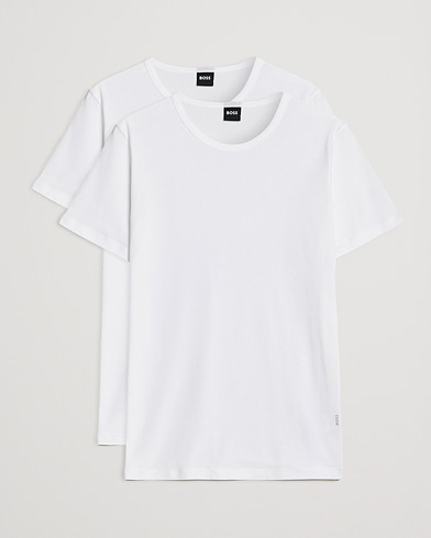 Herren | Wardrobe basics | BOSS BLACK | 2-Pack Crew Neck Slim Fit T-Shirt White