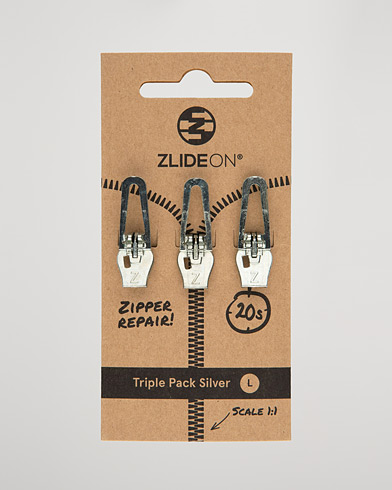 Herren | Unter 50 | ZlideOn | 3-Pack Zippers Silver L