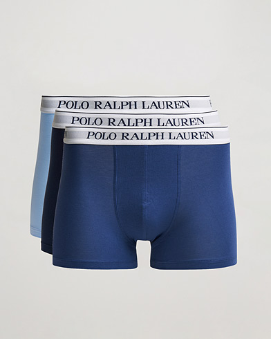 Herren | Unterwäsche | Polo Ralph Lauren | 3-Pack Trunk Navy/Light Navy/Elite Blue