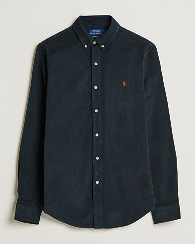 Herren | Cordhemden | Polo Ralph Lauren | Slim Fit Corduroy Shirt Black