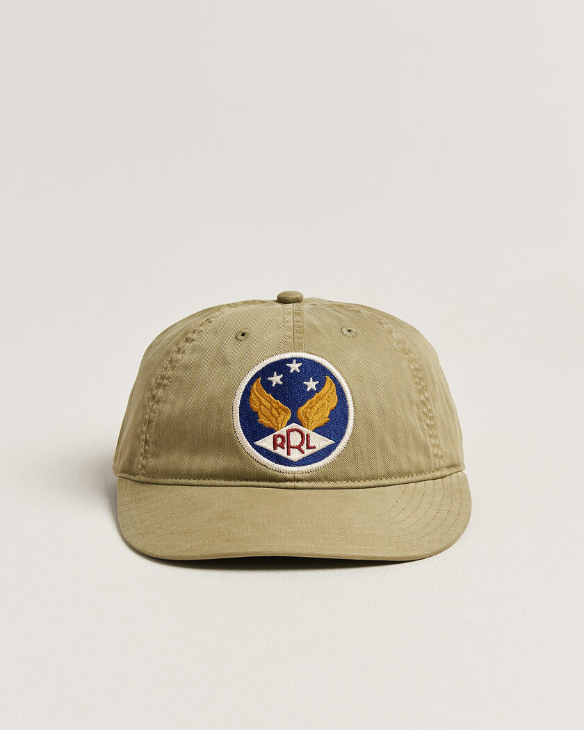 RRL Garment Dyed Ball Cap Beige – Grün