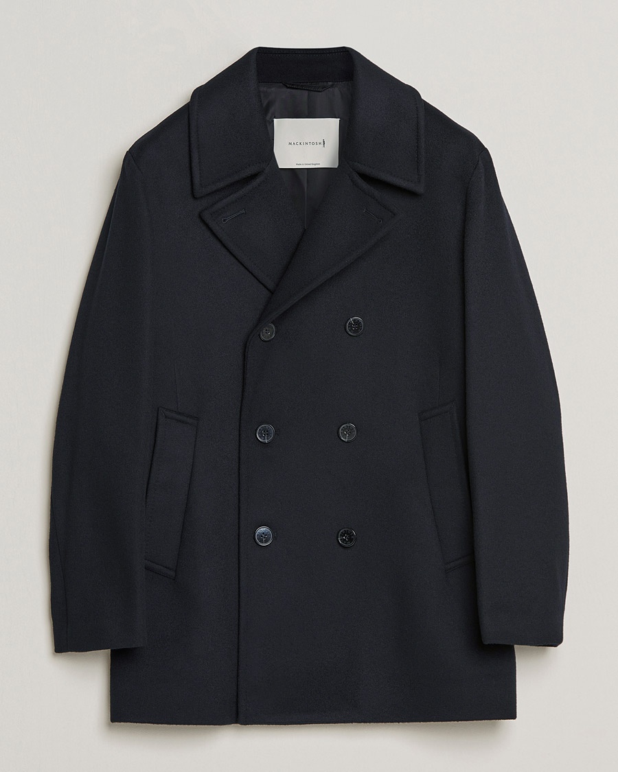 Mackintosh Dalton Wool/Cashmere Peacoat Black – Schwarz