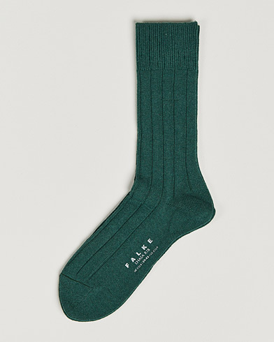 Herren | Socken aus Merinowolle | Falke | Lhasa Cashmere Hunter Green