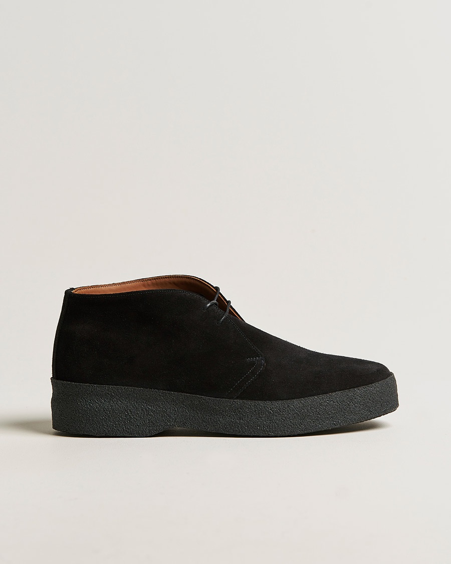 Sanders Sam Chukka Boot Black Suede – Schwarz