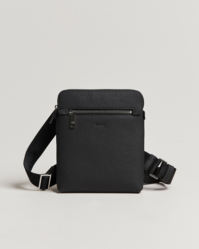 Herren | Schultertaschen | BOSS BLACK | Crosstown Leather Bag Black