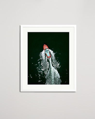Herren |  | Sonic Editions | Framed Riva Speedboat On Lake Como 