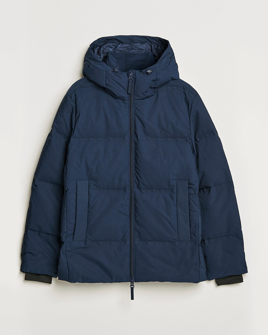A Day's March Yangra Puffer Jacket Black – Blau