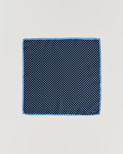 Herren | Einstecktücher | Stenströms | Silk Handkerchief Dark Blue