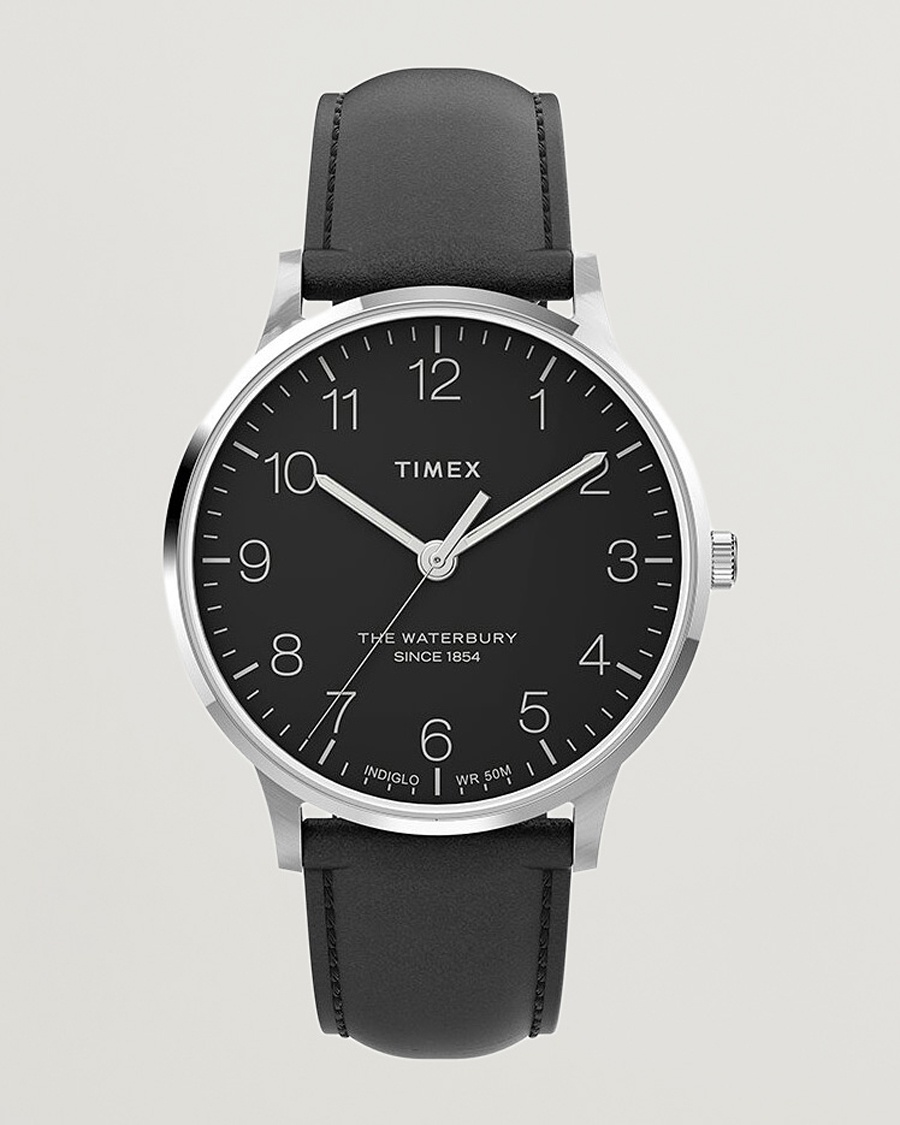 Timex Waterbury Classic 40mm Black Dial – Schwarz