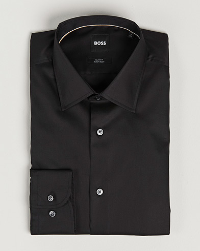 Herren | Formelle Hemden | BOSS BLACK | Hank Slim Fit Shirt Black