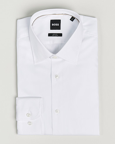 Herren | Formelle Hemden | BOSS BLACK | Hank Slim Fit Shirt White
