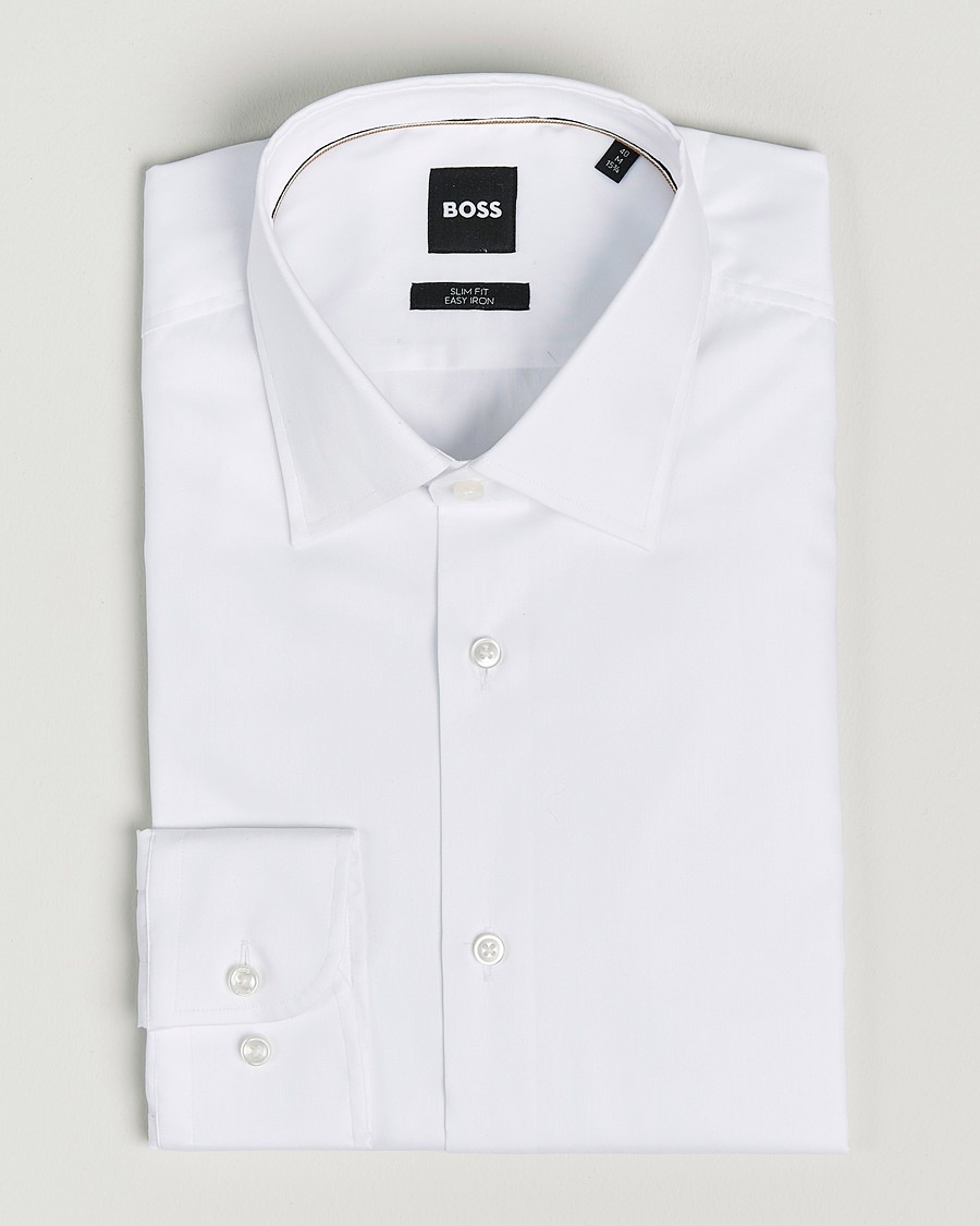 BOSS BLACK Hank Slim Fit Shirt White – Weiß