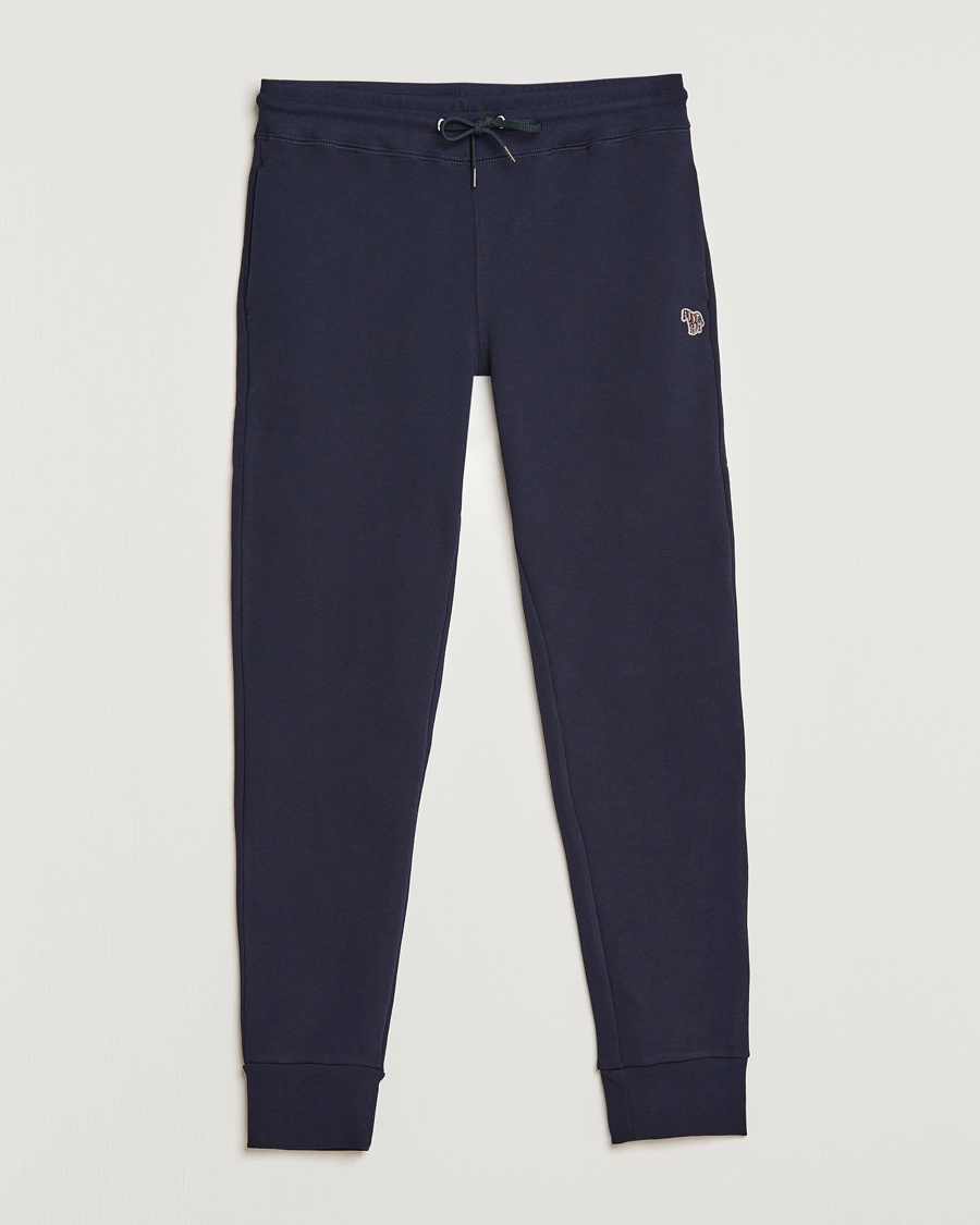 PS Paul Smith Zebra Organic Cotton Sweatpants Navy – Blau
