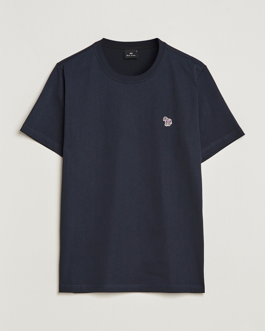 PS Paul Smith Organic Cotton Zebra T-Shirt Navy – Blau