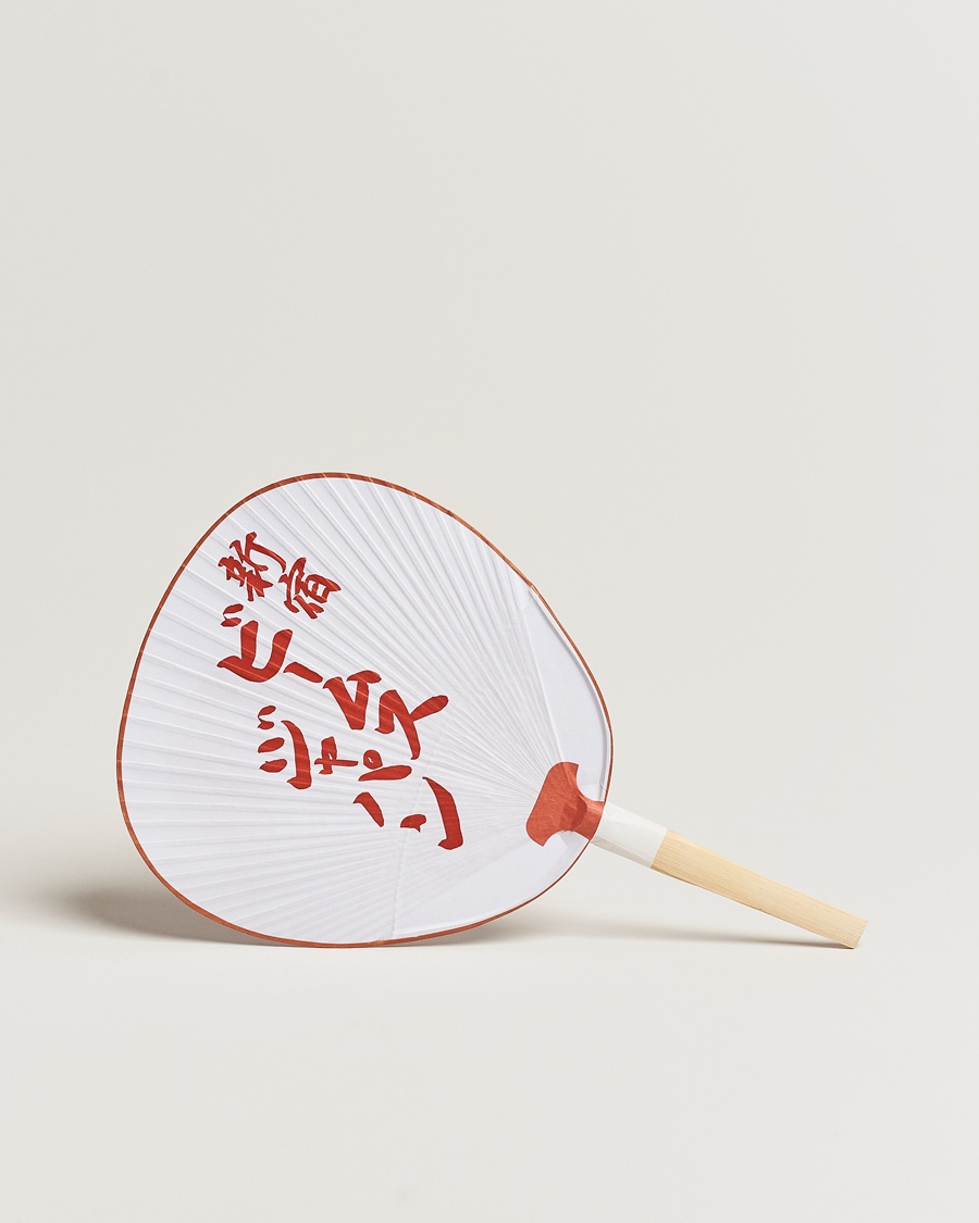 Beams Japan Komaruyasumi Folding Fan White – Weiß
