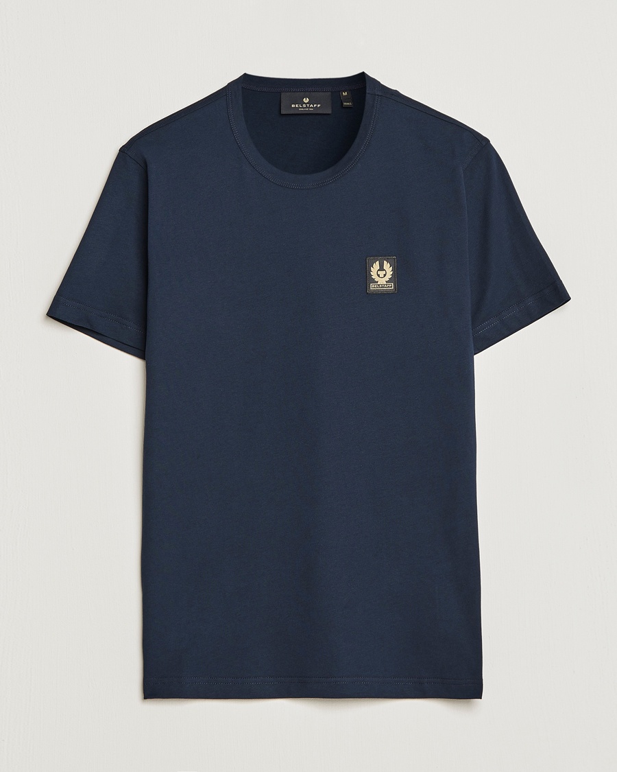Belstaff Cotton Logo T-Shirt Dark Ink – Blau