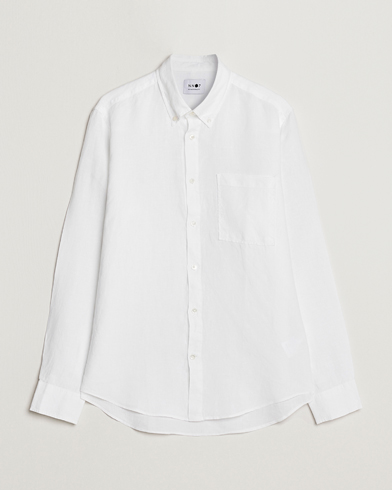 Herren | The Linen Lifestyle | NN07 | Arne Linen Shirt White