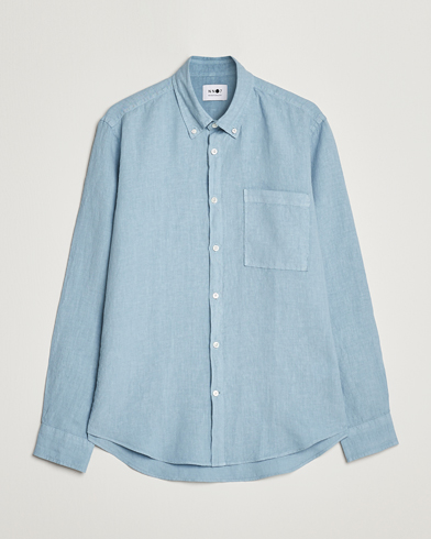 Herren | Leinenhemden | NN07 | Arne Linen Shirt Ashley Blue
