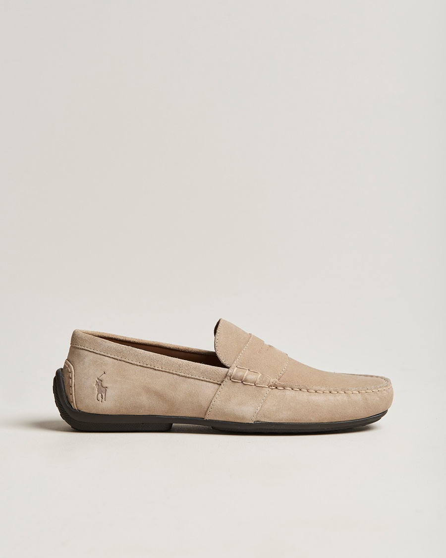 Polo Ralph Lauren Reynold Suede Driving Loafer Milkshake – Beige