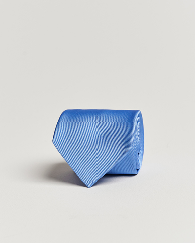 Herren | Krawatten | Amanda Christensen | Plain Classic Tie 8 cm Sky Blue