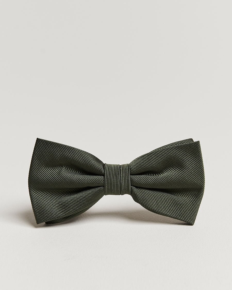Amanda Christensen Pre Tie Silk Olive – Grün