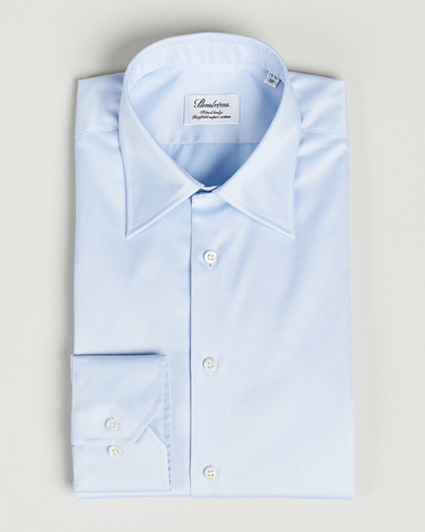 Herren |  | Stenströms | Fitted Body Kent Collar Shirt Light Blue