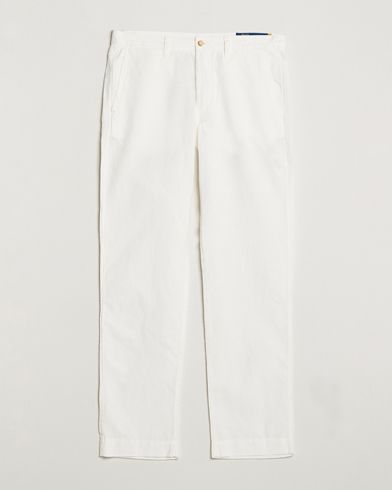  Cotton/Linen Bedford Chinos Deckwash White
