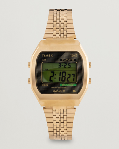 Herren | Edelstahlarmband | Timex | T80 Stainless Steel 36mm  Gold