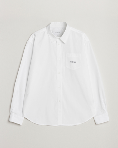 Herren | 60% sale | Palmes | Daryl Long Sleeve Poplin Shirt White