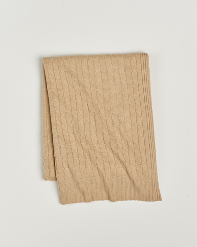 Herren | Textilien | Ralph Lauren Home | Cable Knitted Cashmere Throw Chamoiz