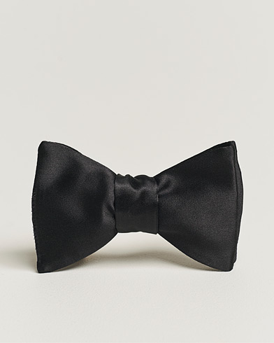 Herren | Eton | Eton | Pre-Tied Silk Bow Tie Black