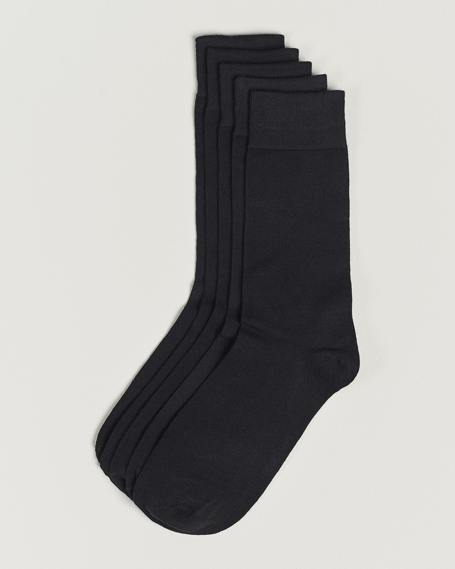 Bread & Boxers 5-Pack Socks Black – Schwarz