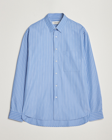 Herren | Freizeithemden | Lanvin | Oversize Casual Shirt Blue/White