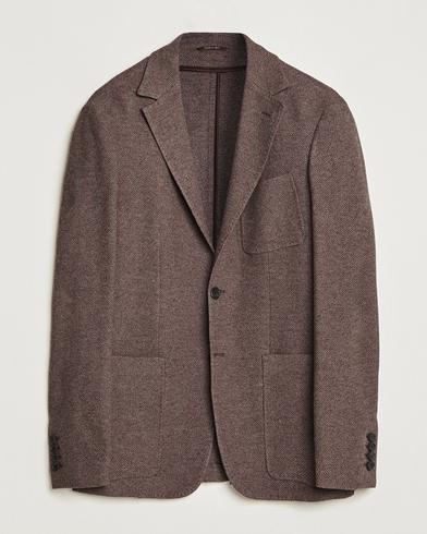 Herren | Sakkos | Canali | Structured Wool Jersey Jacket Beige