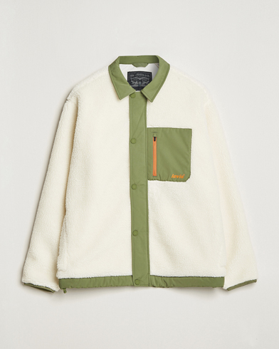 Herren | Fleecepullover | Levi's | Buchanan Sherpa Jacket White/Green