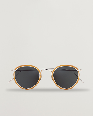 Herren | Gebogene Sonnenbrillen | EYEVAN 7285 | 717E Sunglasses Silver Honey
