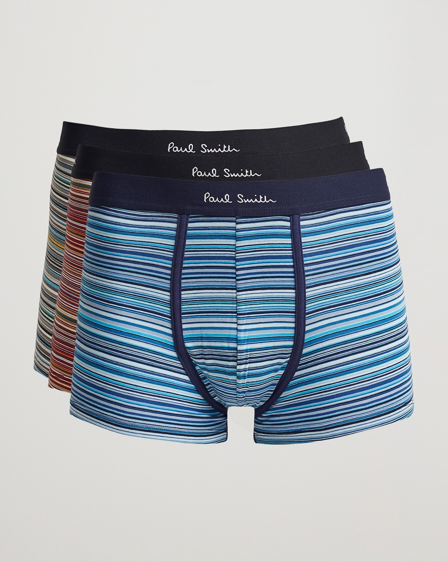 Paul Smith 3-Pack Trunk Multistripes – Mehrfarbig