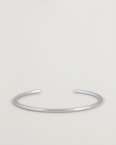 LE GRAMME Bangle Bracelet Brushed Sterling Silver 7g – Silber