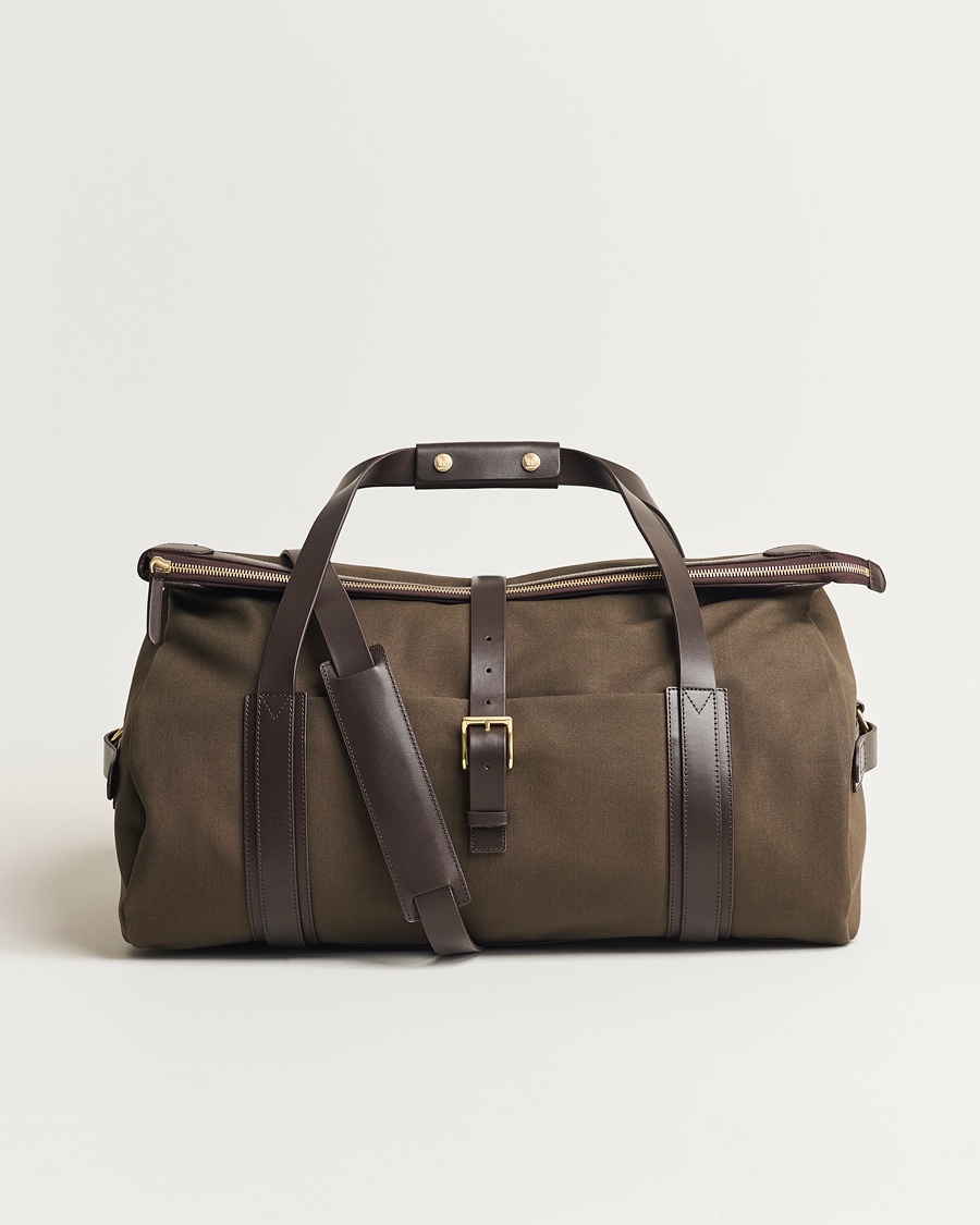 Mismo M/S Explorer Weekendbag Army/Dark Brown – Braun