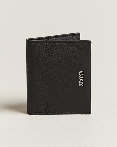 Herren |  | Zegna | Grain Leather Wallet Black