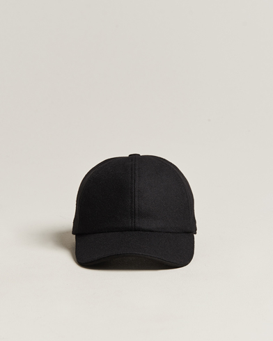 Herren | Sale accessoires | Eton | Wool Baseball Cap Black