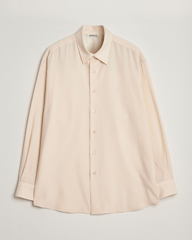 Herren | Sale | Auralee | Viyella Wool Shirt Ivory