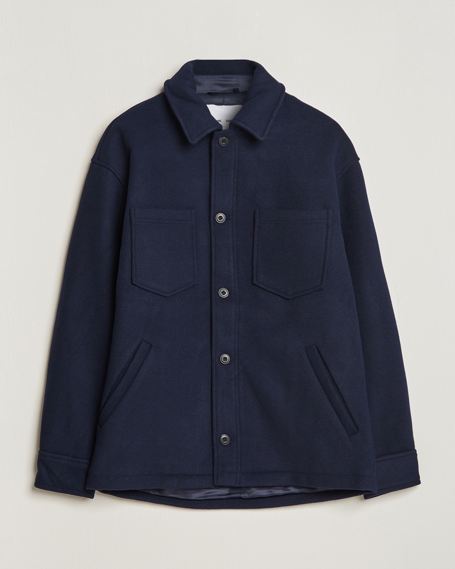 Samsøe Samsøe Pally Padded Shirt Jacket Salute Navy – Blau