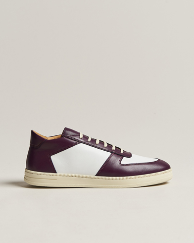 Herren | Sale schuhe | CQP | Cingo Leather Sneaker Eggplant/White