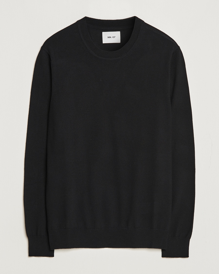 NN07 Ted Merino Crew Neck Pullover Black – Schwarz