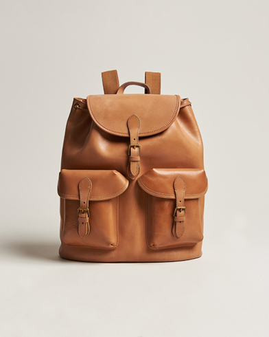 Herren | Taschen | Polo Ralph Lauren | Heritage Leather Backpack Tan