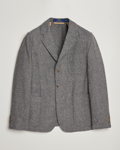 Herren | Tweedsakko | Polo Ralph Lauren | Classic Herringbone Sportcoat Black/Cream