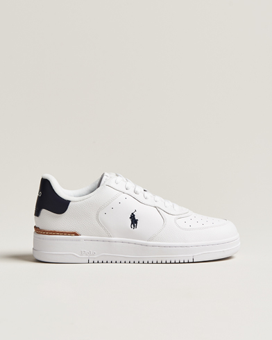 Herren | Summer | Polo Ralph Lauren | Masters Court Leather Sneaker White/Navy